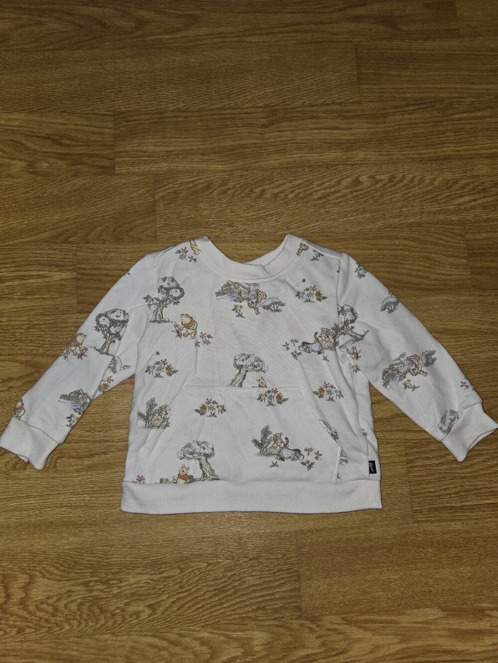 Adorable Winnie The Pooh Pullover Swestshirt Top Unisex Baby 12 Months